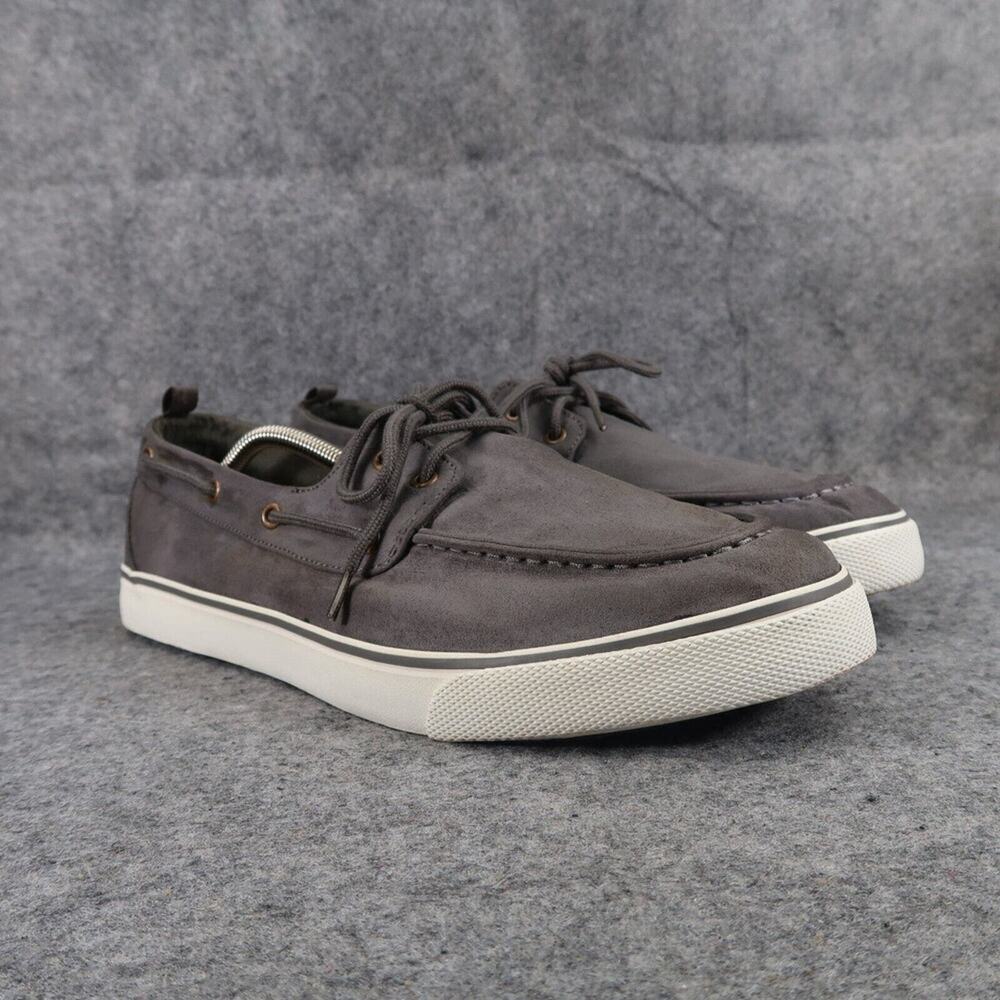 Gap Shoes Mens 11 Casual Boat Sneaker Classic Moc Toe Expedition Grey Comfort